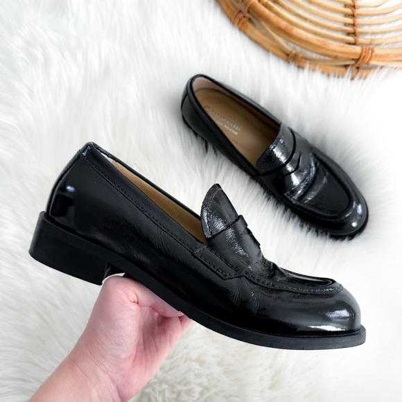 La Canadienne Women's Dominic Slip On Loafer Flats Black Slip On Platform - Picture 3 of 13